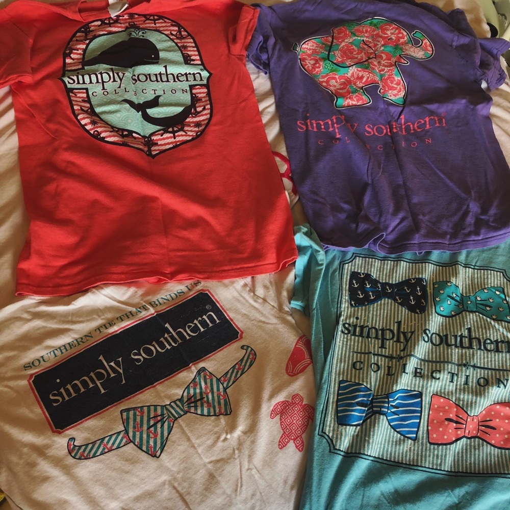 four simply southern shirts